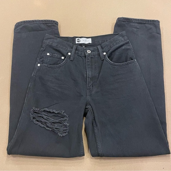 Women’s Levi’s Silvertab ‘94 Baggy Distressed Black Wash Jeans Size 25 - Picture 4 of 15